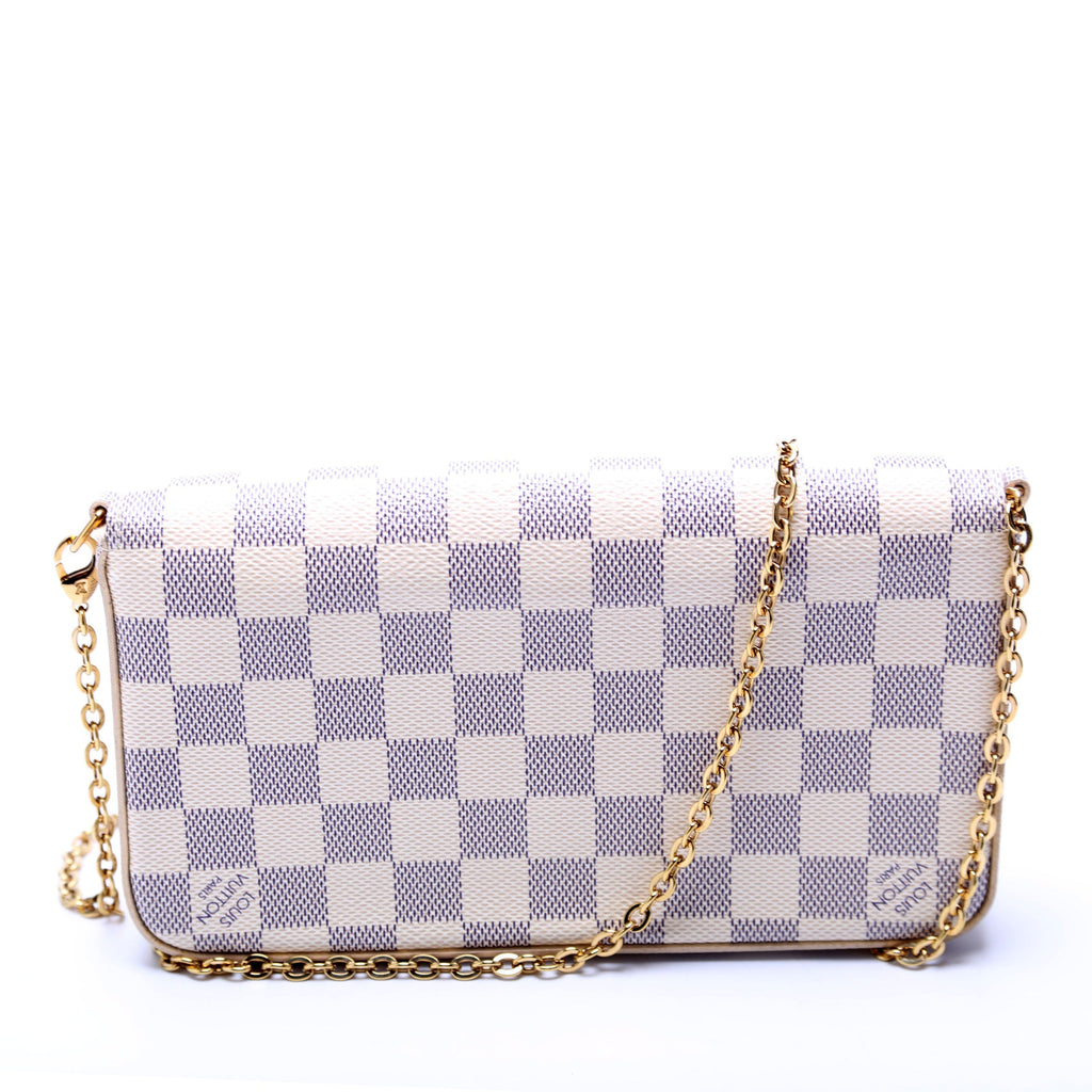 Pochette Felicie Damier Azur