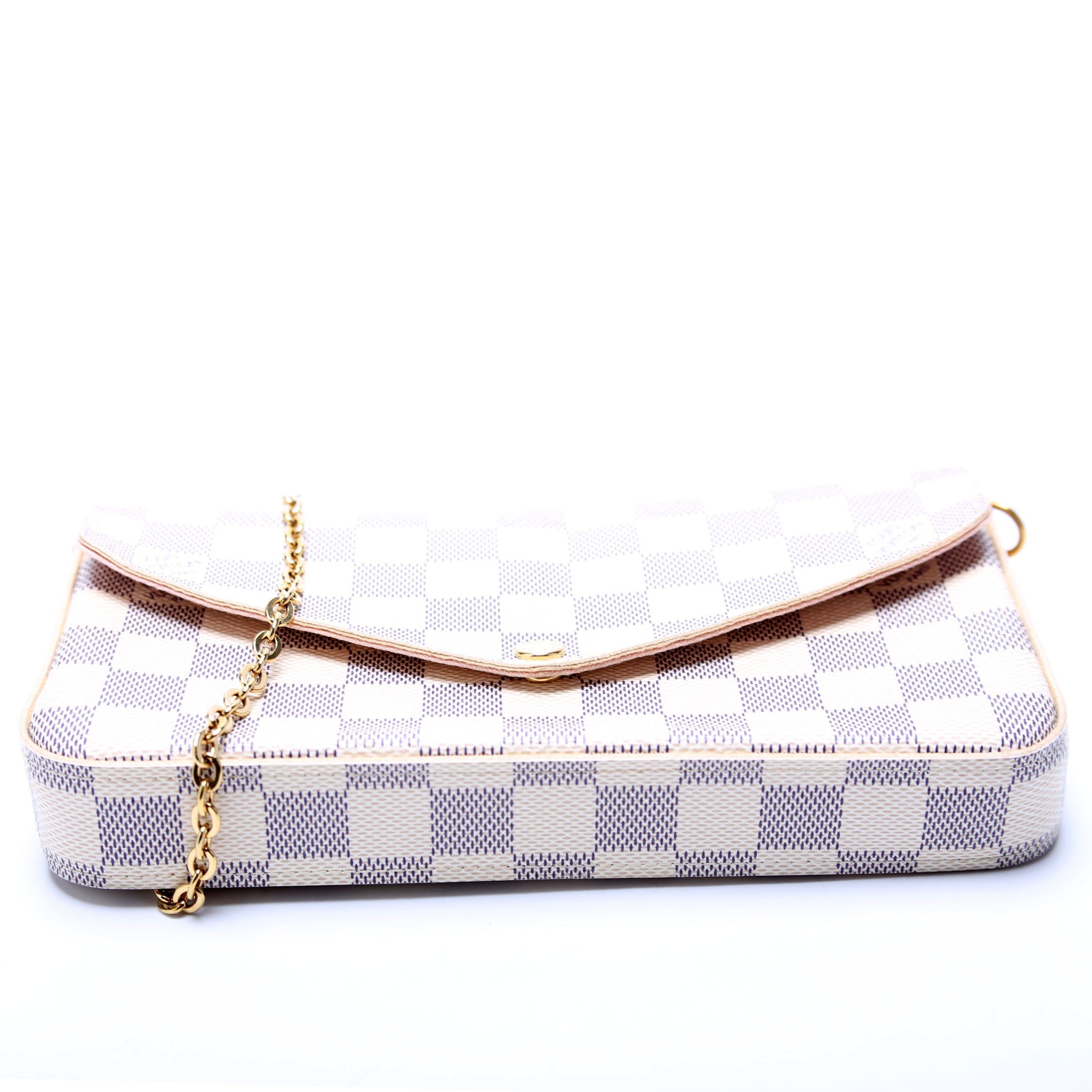 Pochette Felicie Damier Azur