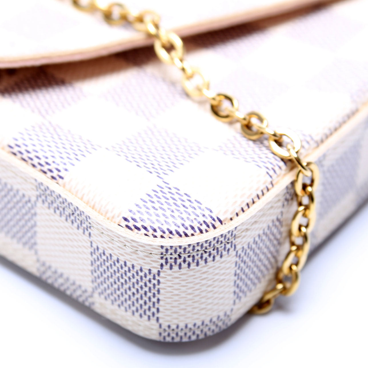 Pochette Felicie Damier Azur