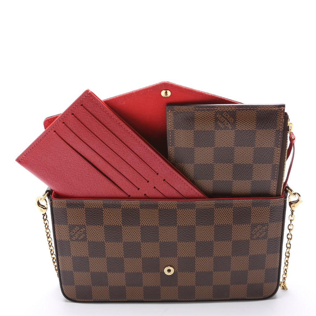 Pochette Felicie Damier Ebene