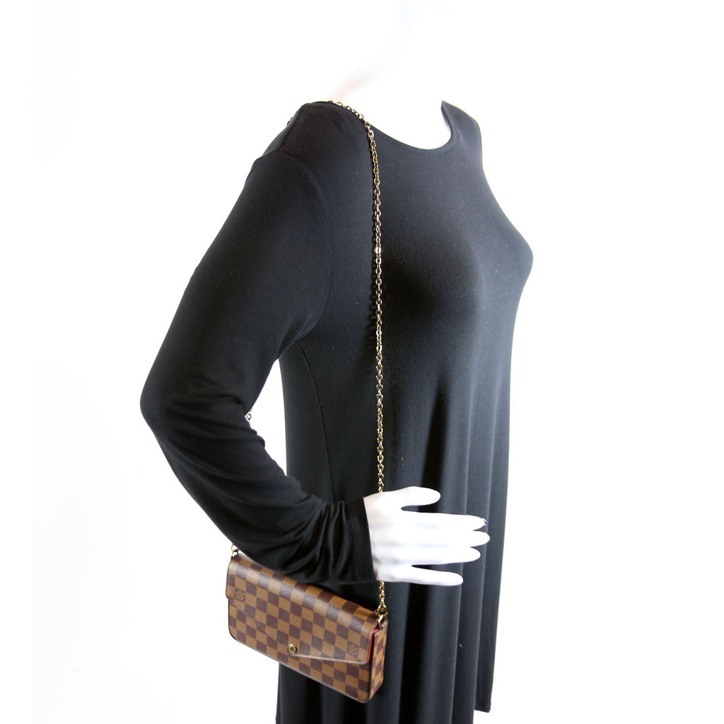 Pochette Felicie Damier Ebene