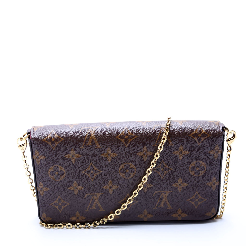 Pochette Felicie Monogram Berry