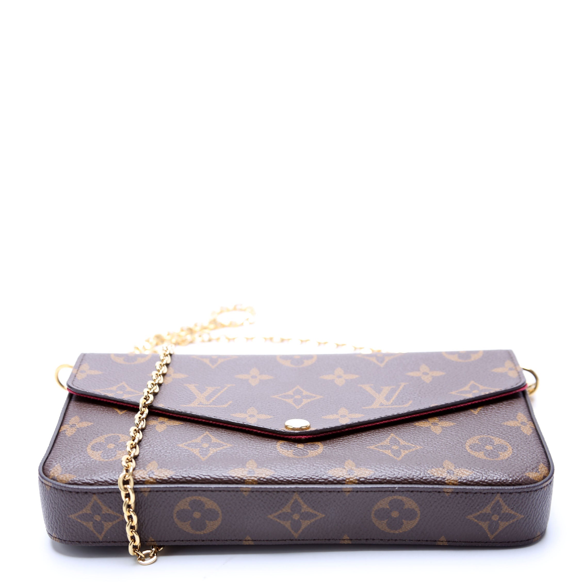 Pochette Felicie Monogram Berry