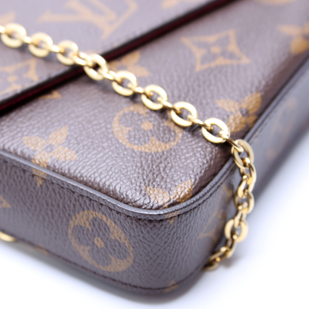 Pochette Felicie Monogram Berry