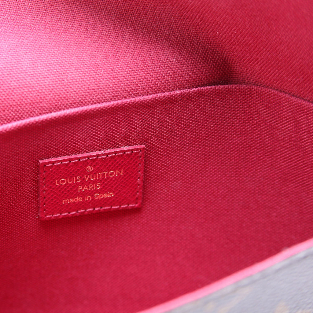Pochette Felicie Monogram Berry
