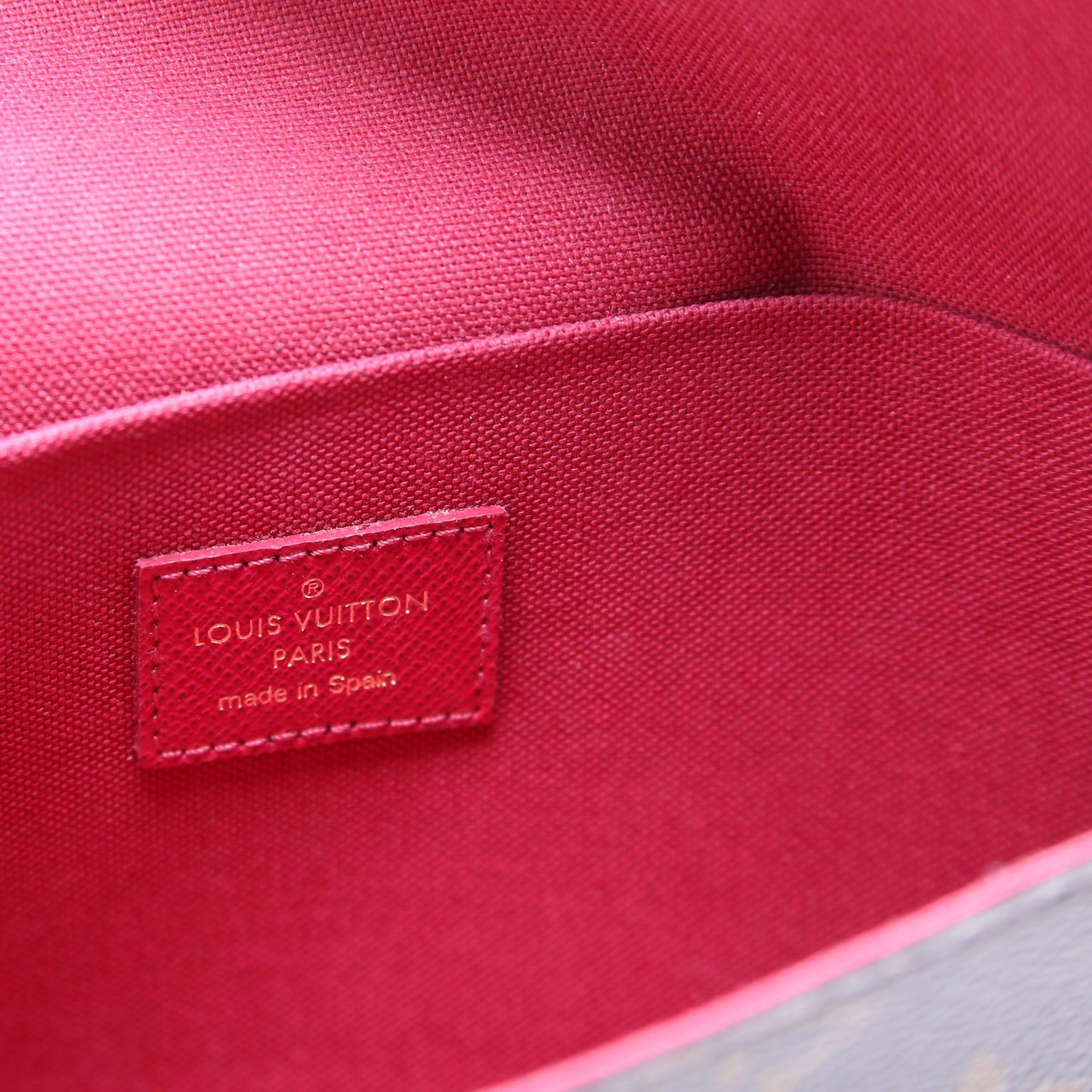 Pochette Felicie Monogram Berry