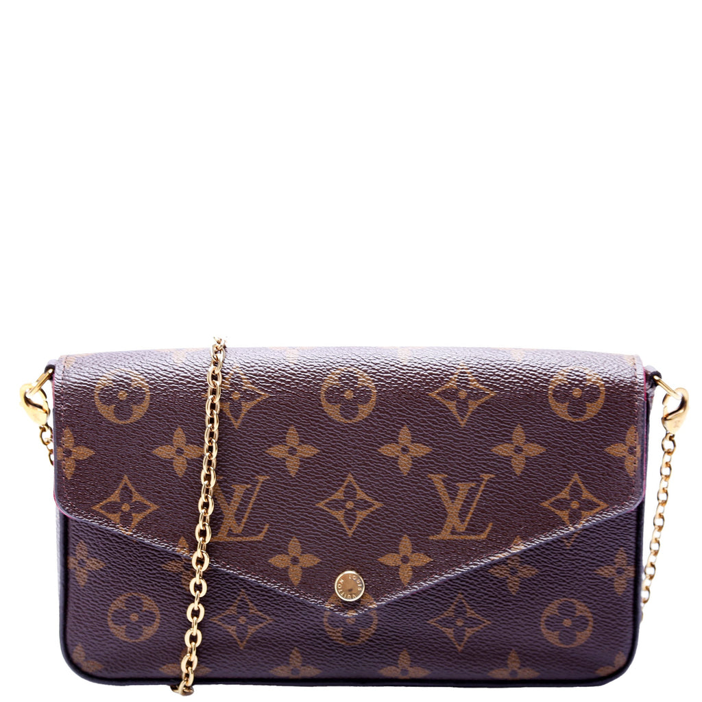Pochette Felicie Monogram Berry