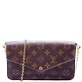 Pochette Felicie Monogram Berry