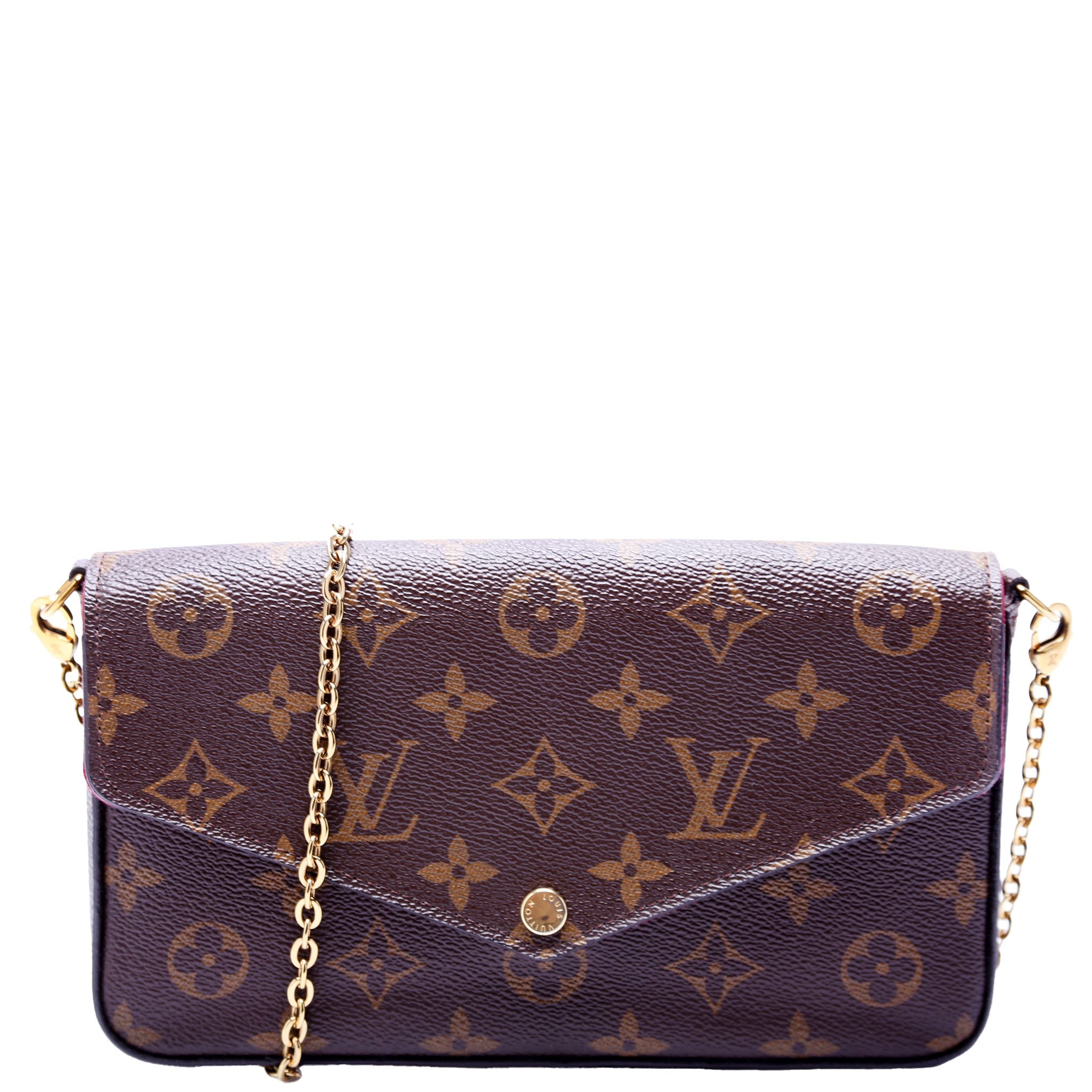 Pochette Felicie Monogram Berry