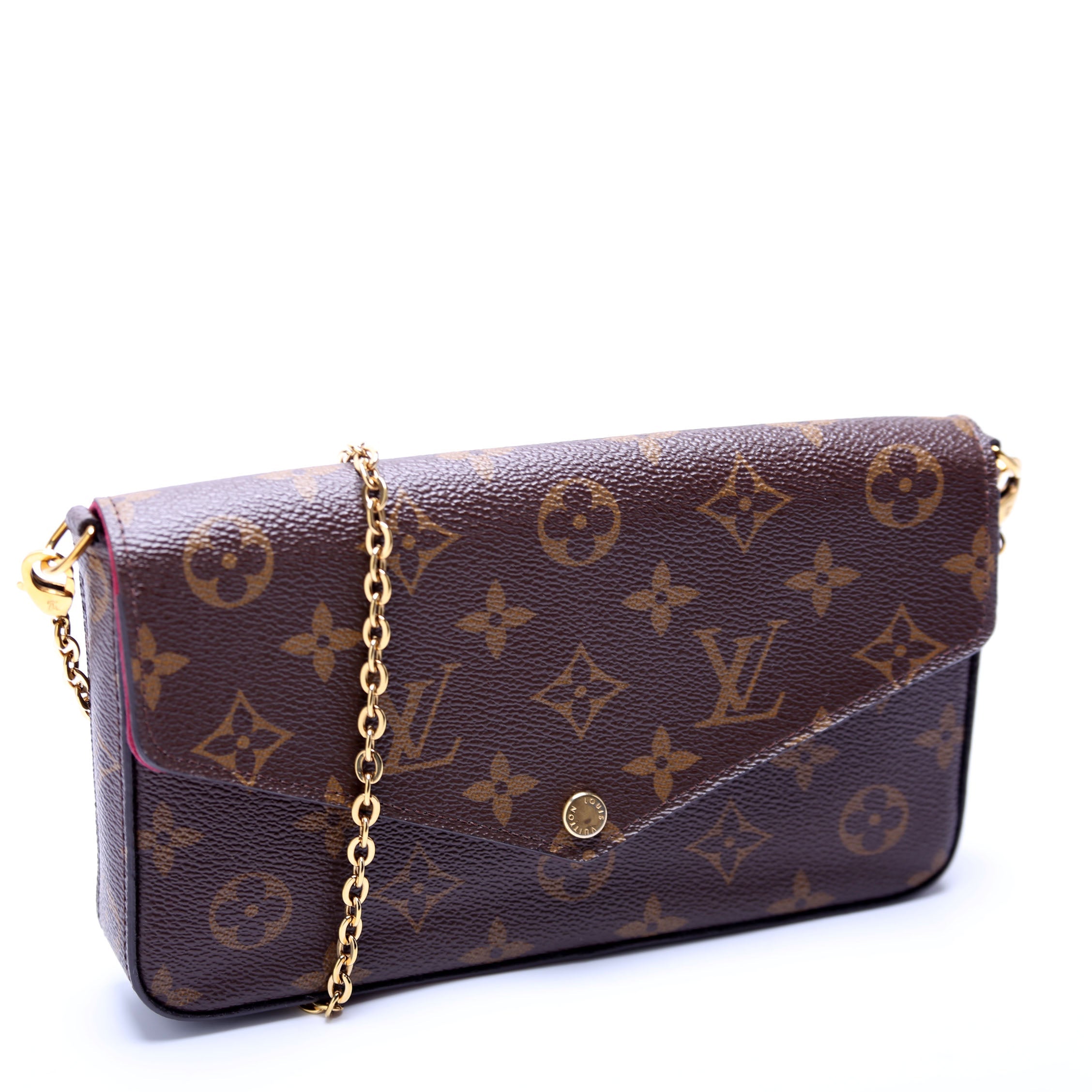 Pochette Felicie Monogram Berry