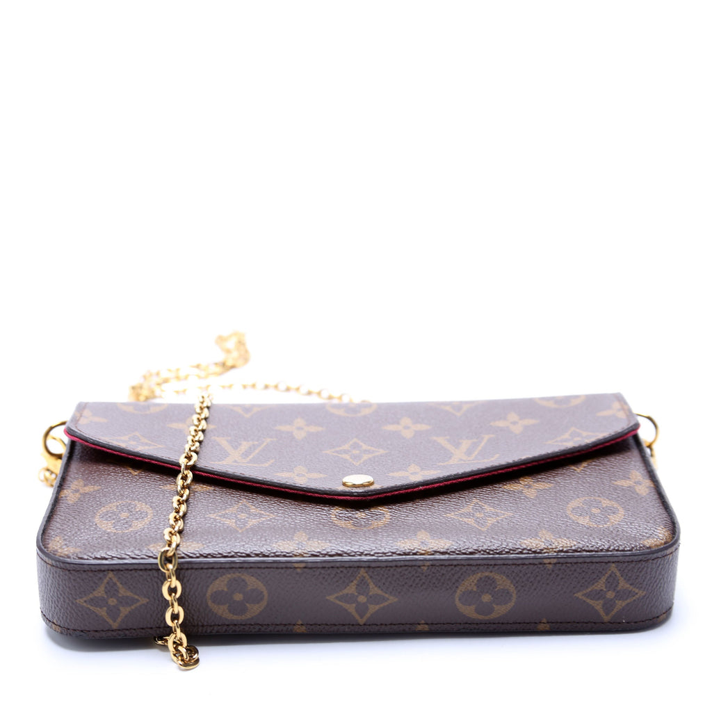 Pochette Felicie Monogram Berry
