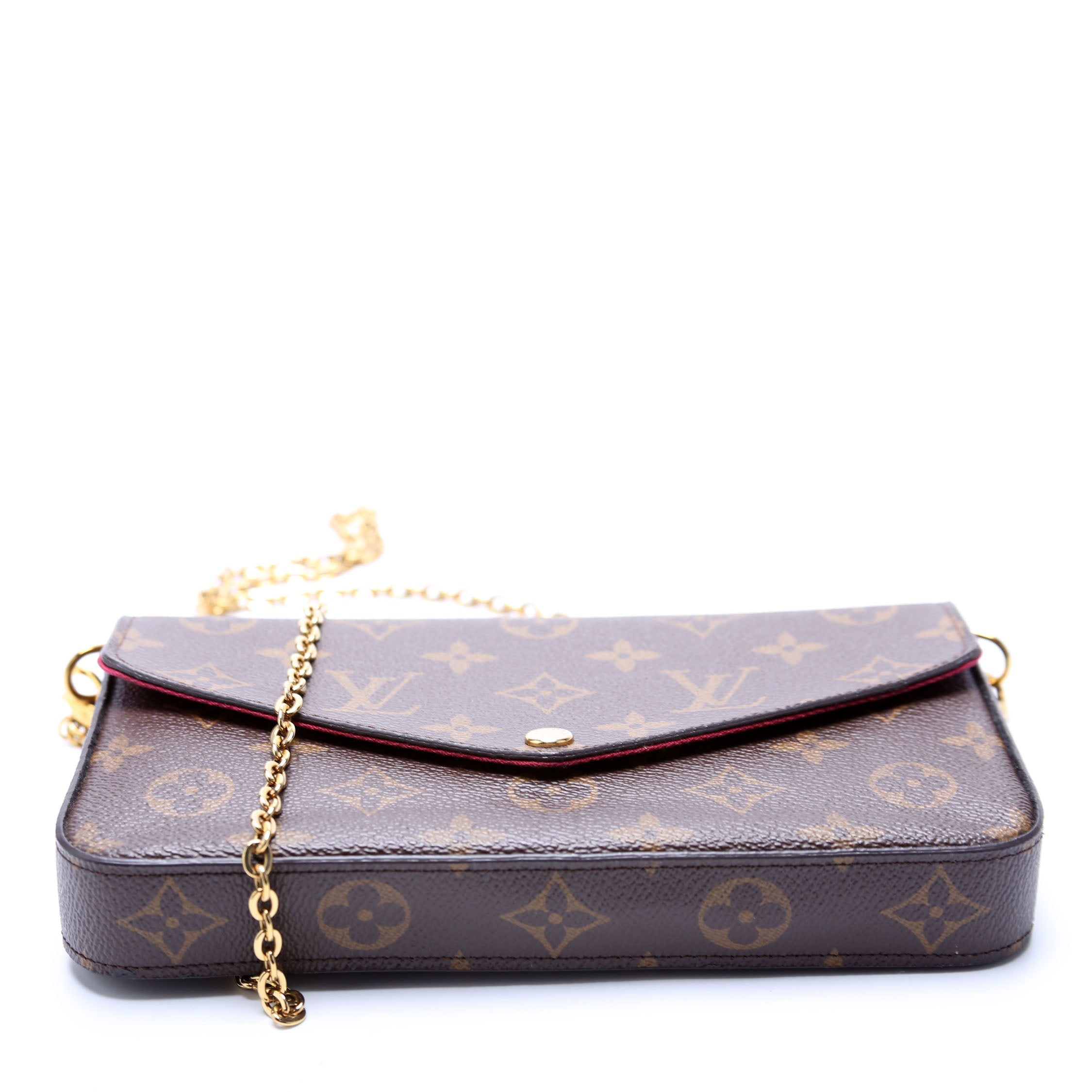 Pochette Felicie Monogram Berry