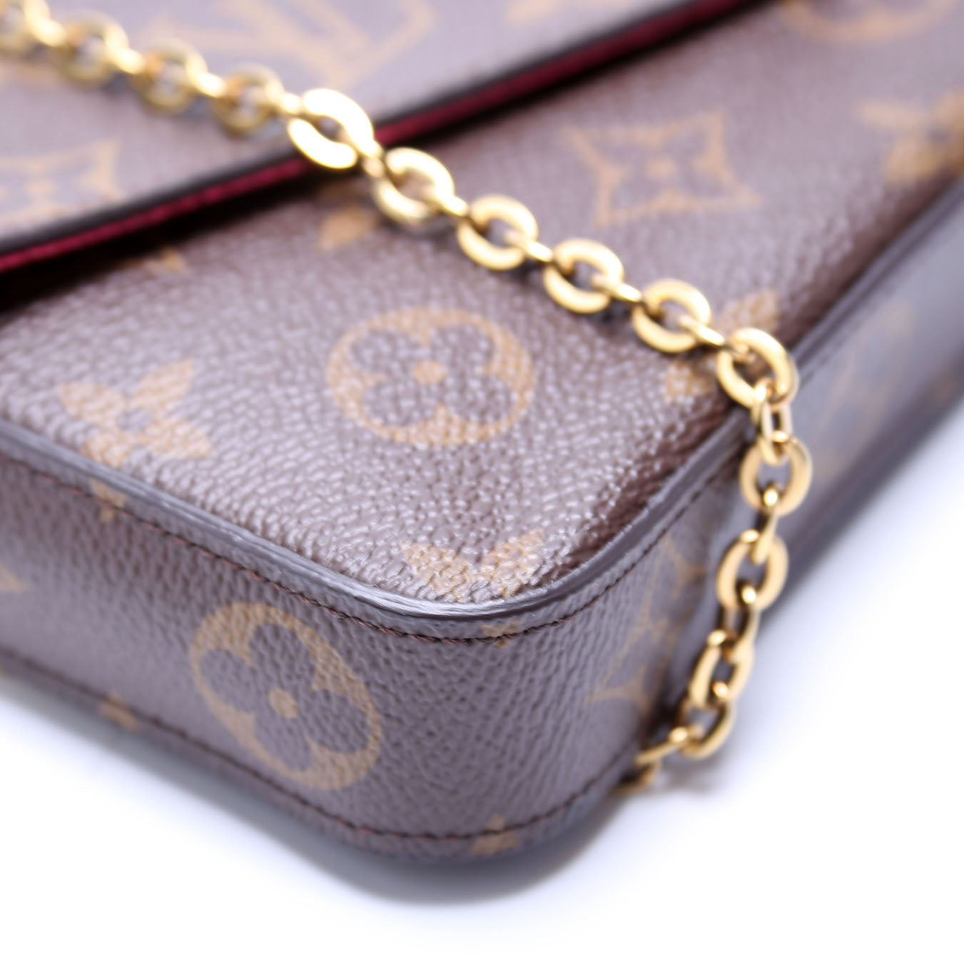 Pochette Felicie Monogram Berry