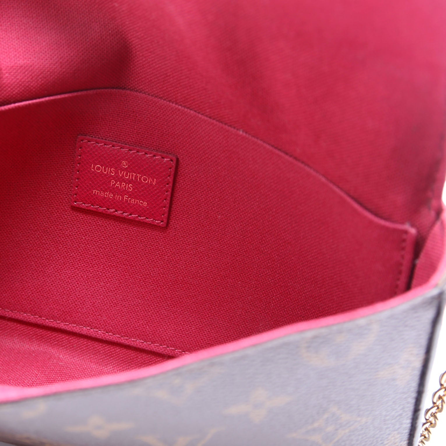 Pochette Felicie Monogram Berry