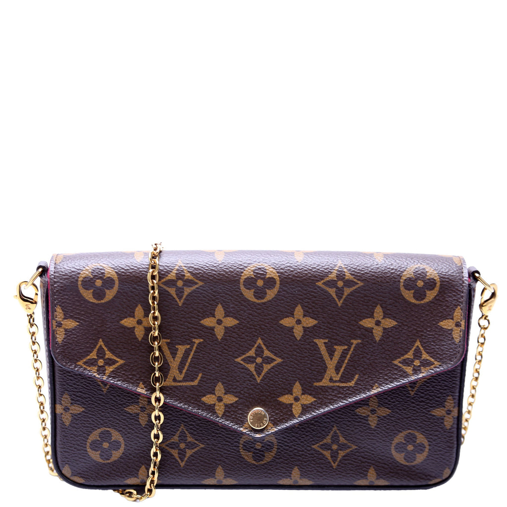 Pochette Felicie Monogram Berry