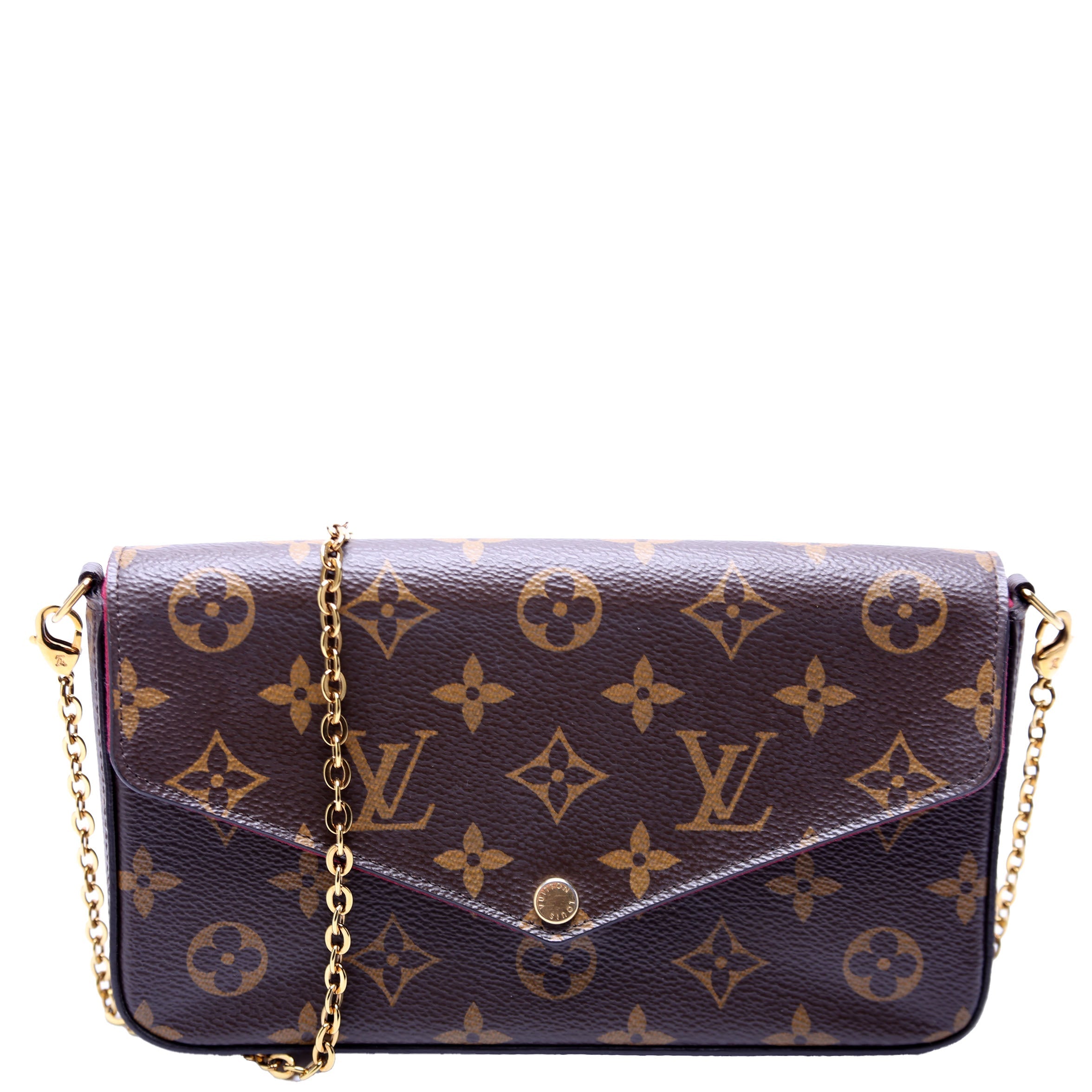 Pochette Felicie Monogram Berry