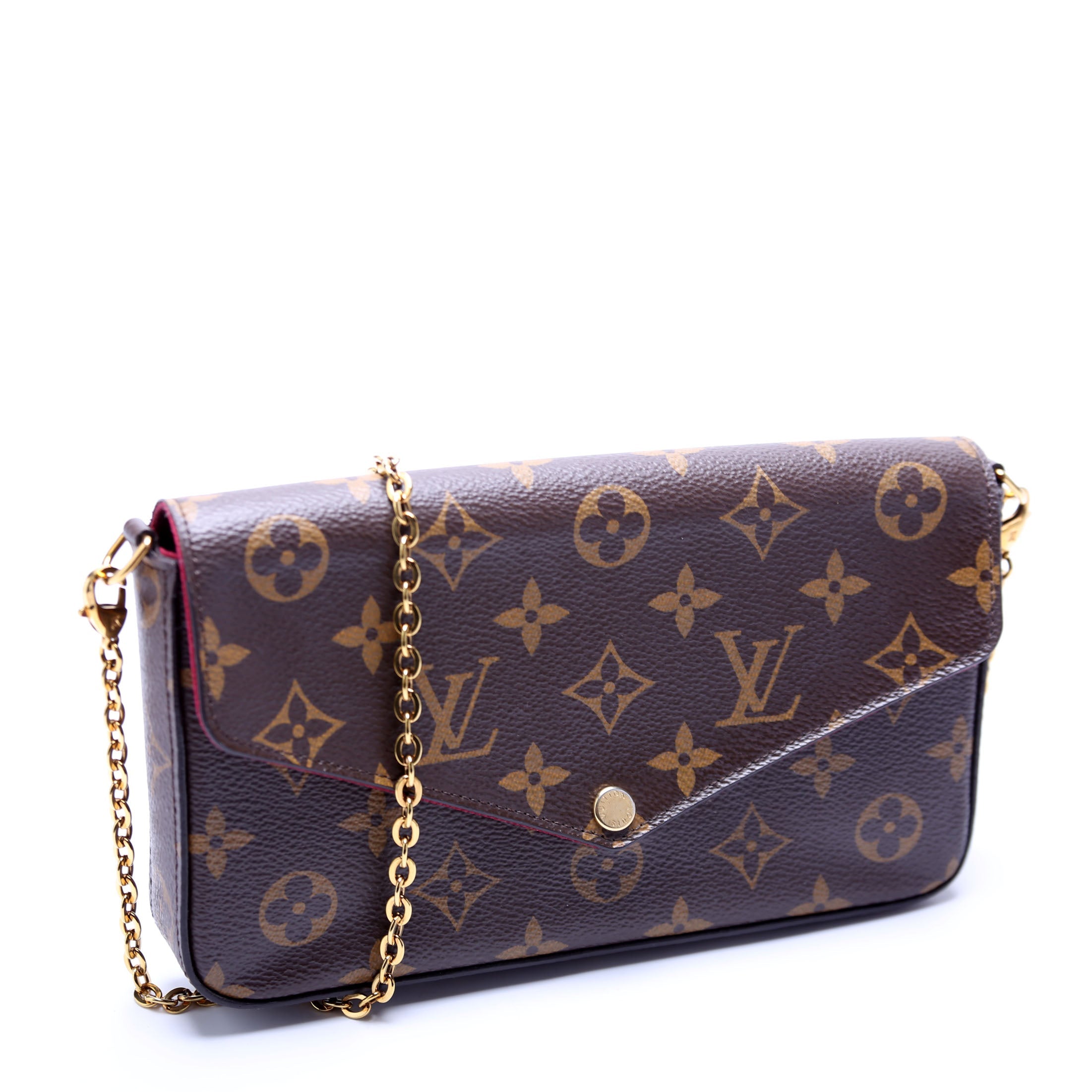 Pochette Felicie Monogram Berry