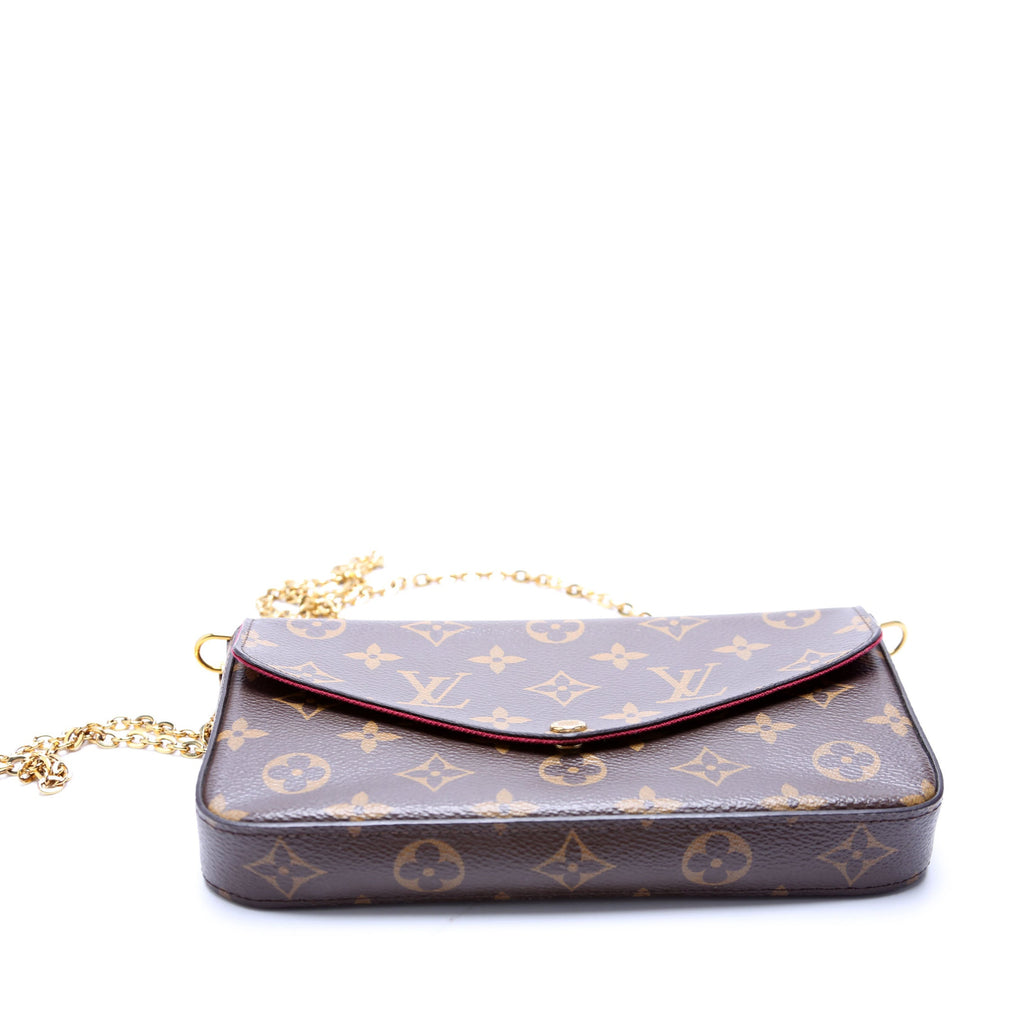 Pochette Felicie Monogram Berry