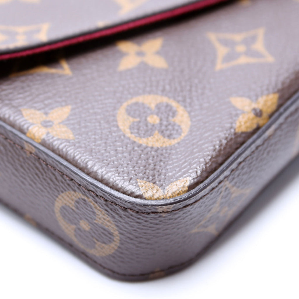 Pochette Felicie Monogram Berry