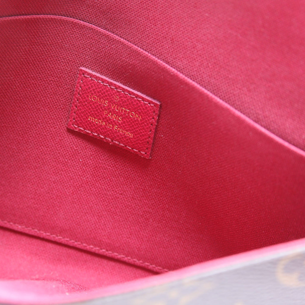 Pochette Felicie Monogram Berry