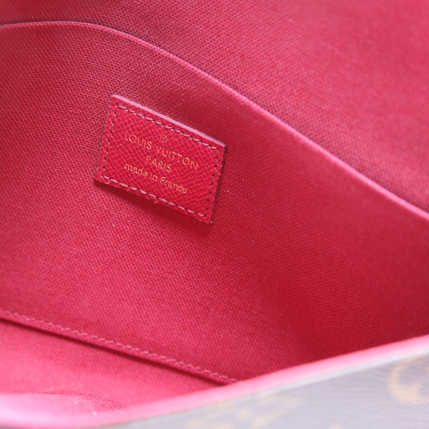 Pochette Felicie Monogram Berry