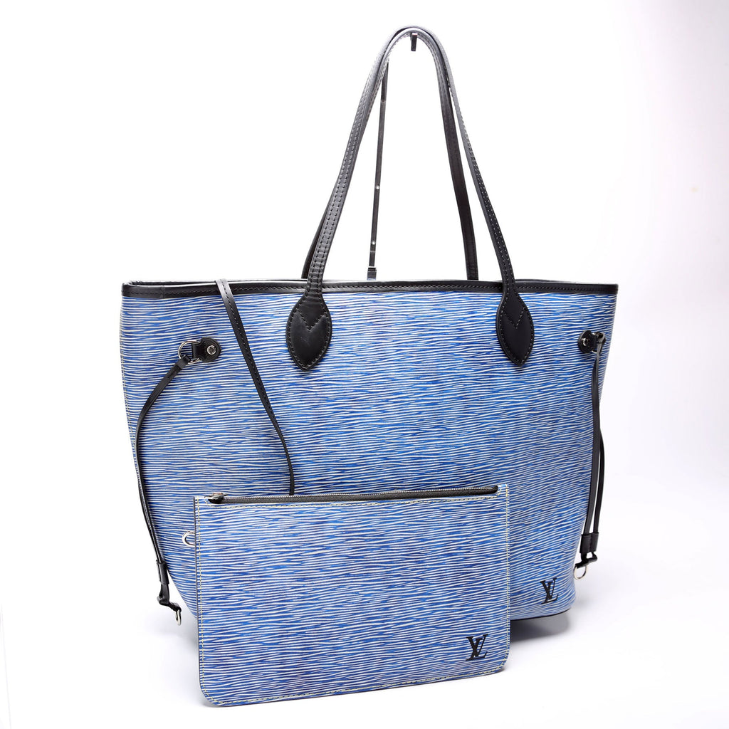 Neverfull W/Wallet MM Epi Blue