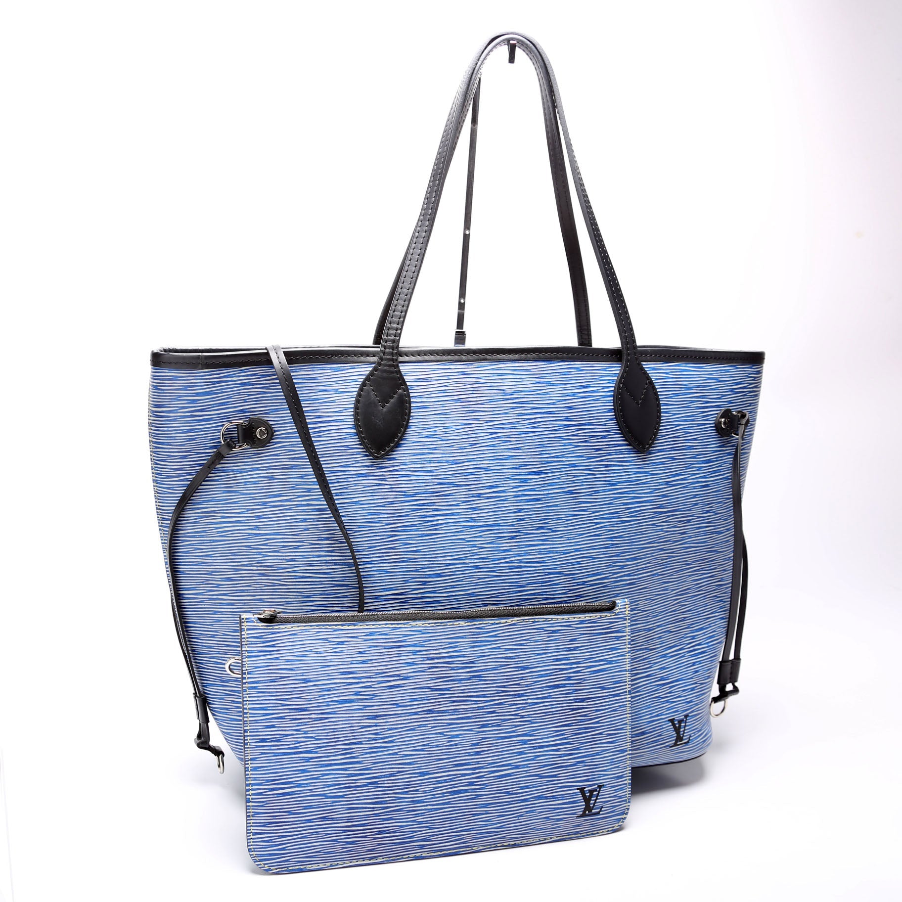 Neverfull W/Wallet MM Epi Blue