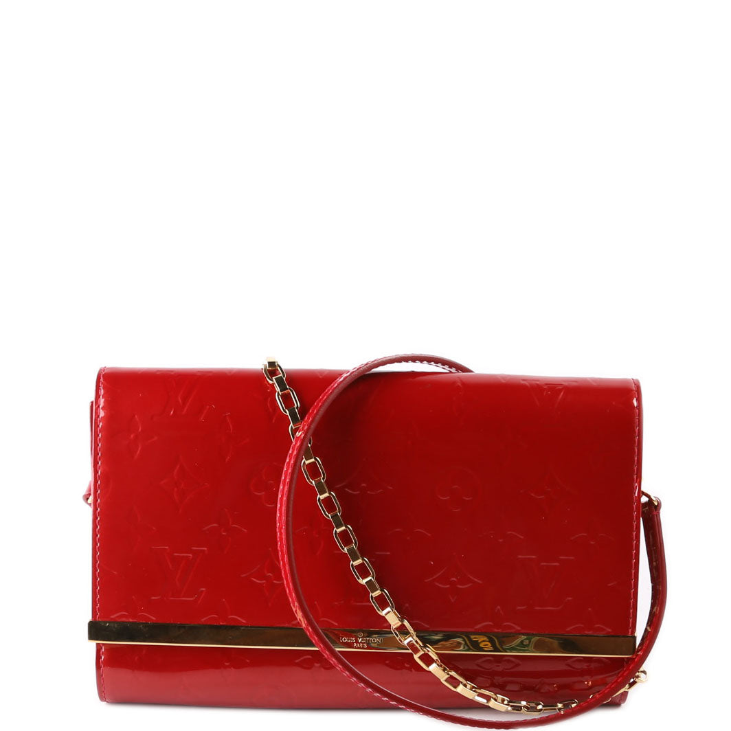 Ana Clutch Vernis Red