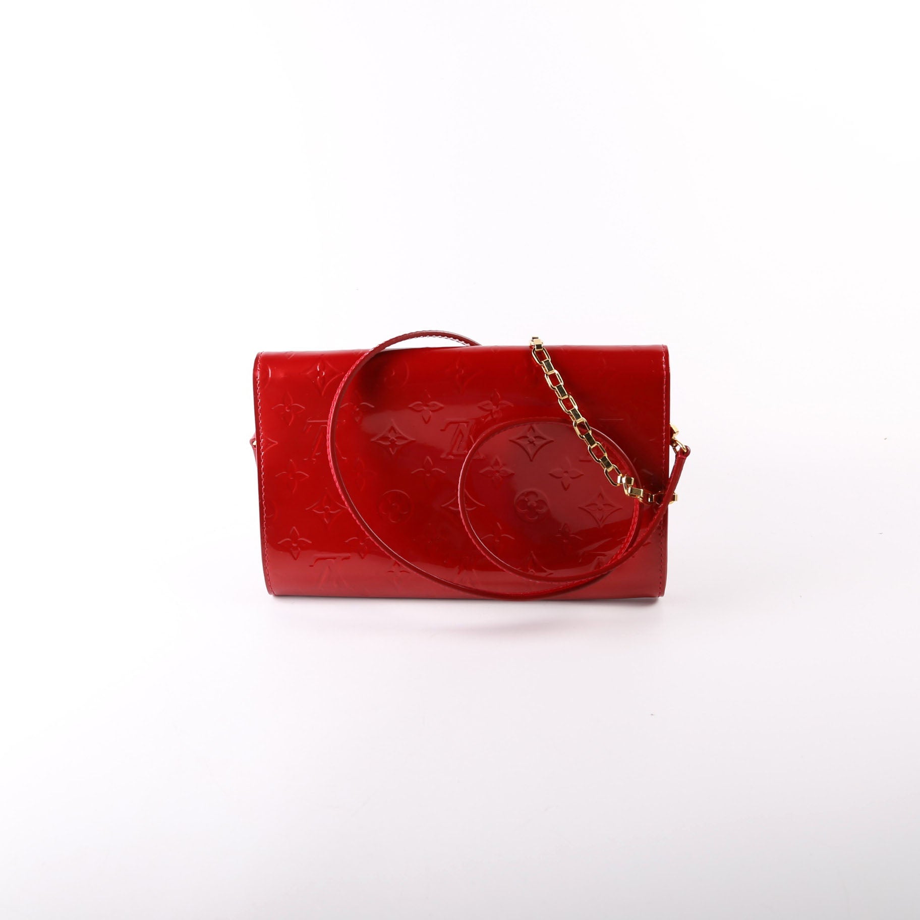 Ana Clutch Vernis Red