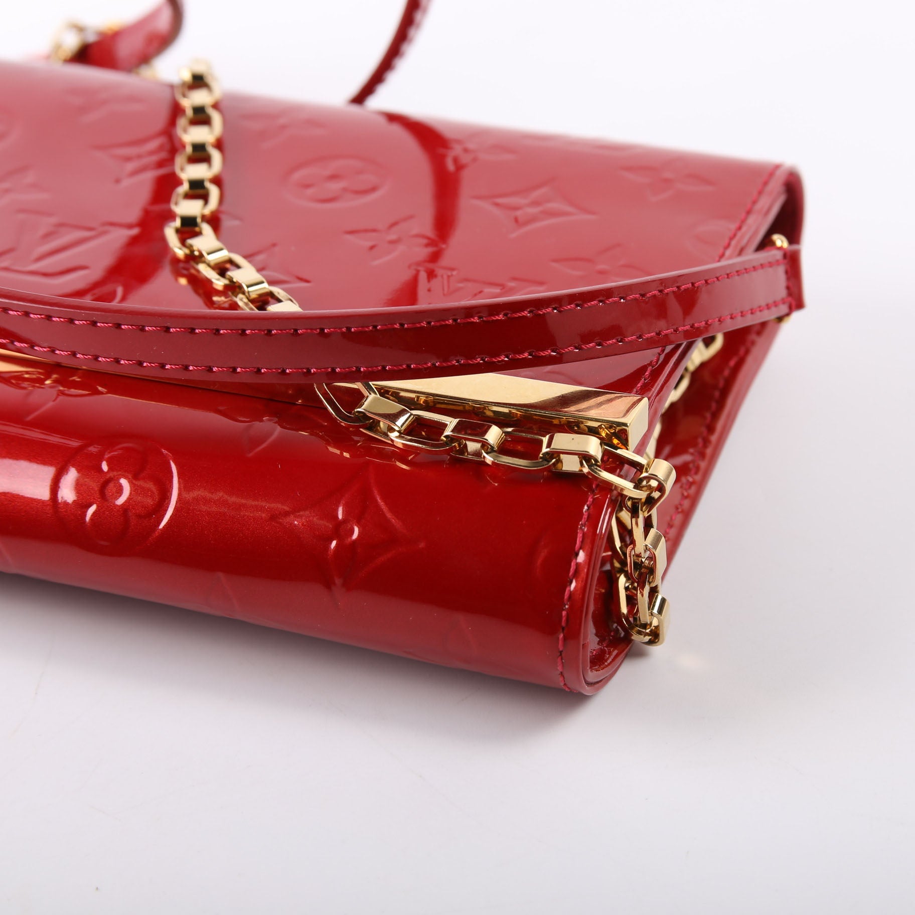 Ana Clutch Vernis Red