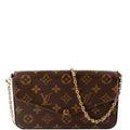 Pochette Felicie Monogram Berry