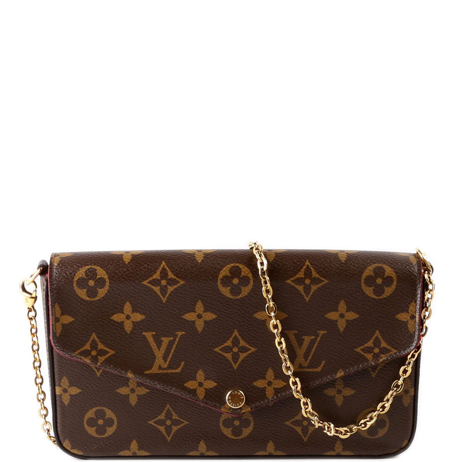 Pochette Felicie Monogram Berry