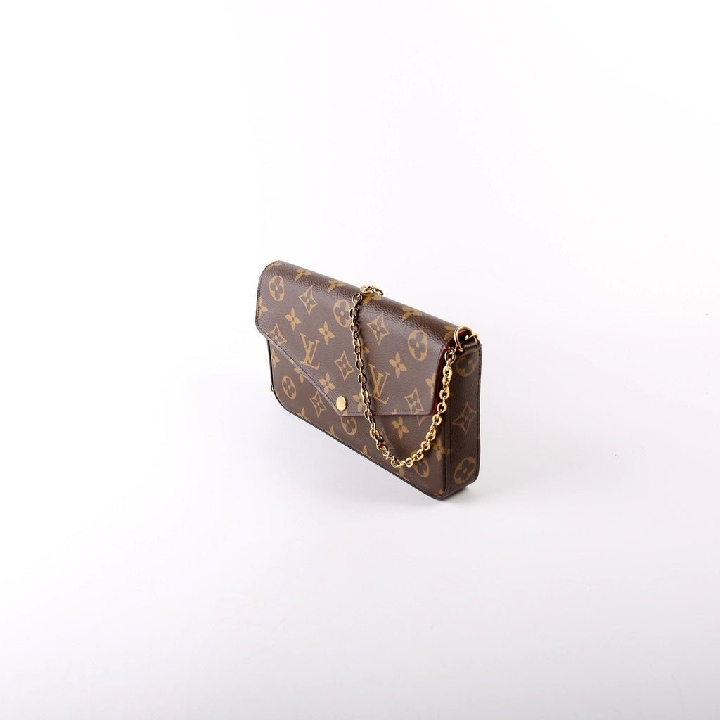 Pochette Felicie Monogram Berry