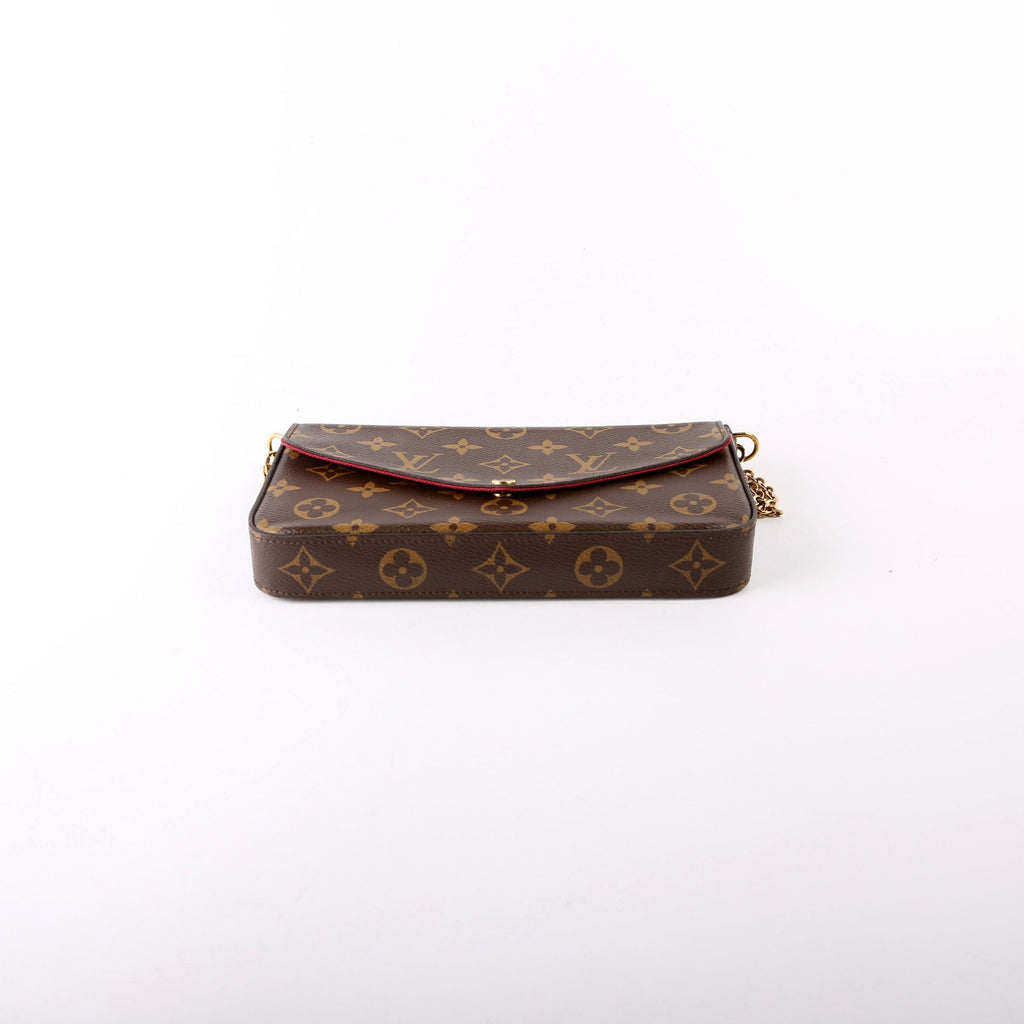 Pochette Felicie Monogram Berry