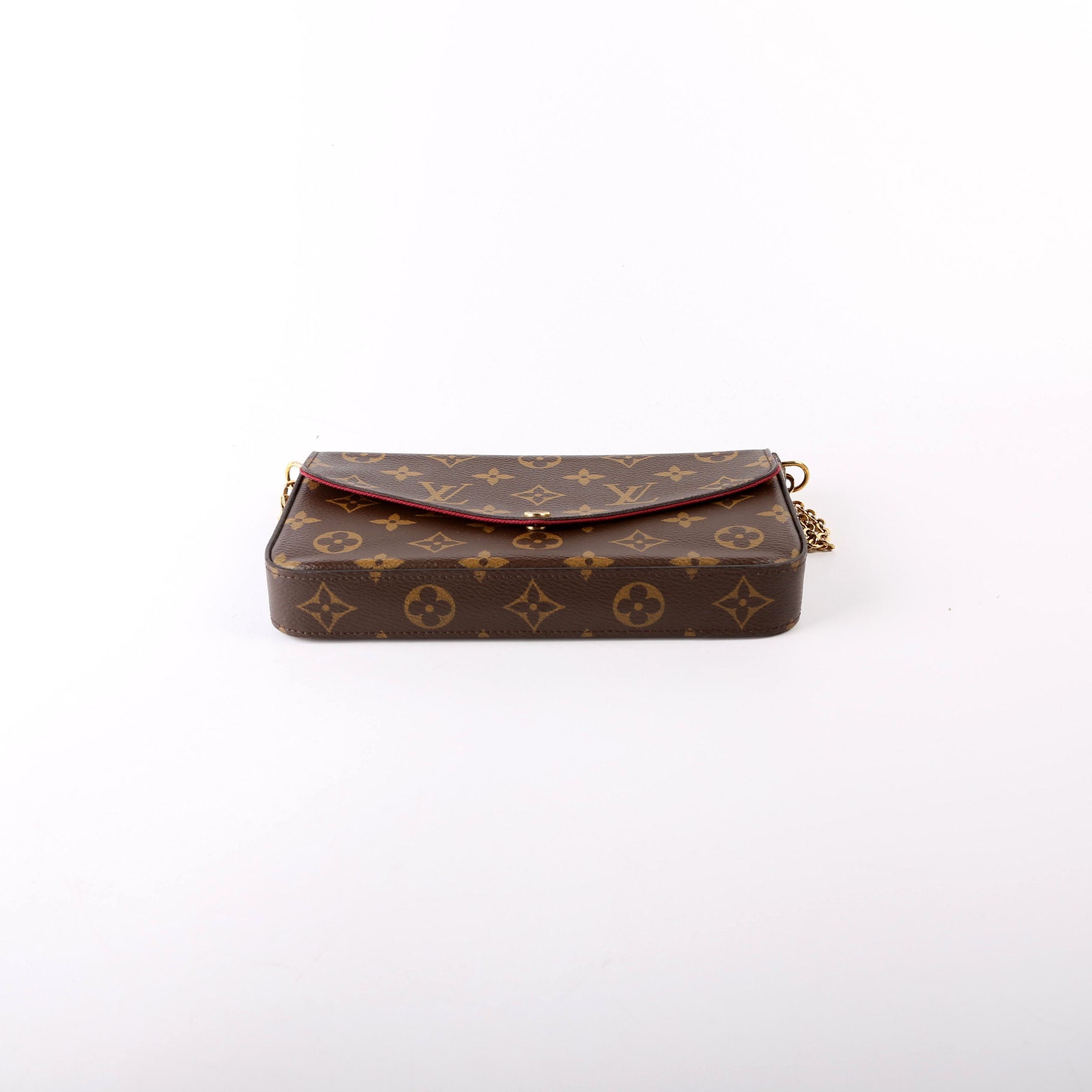 Pochette Felicie Monogram Berry