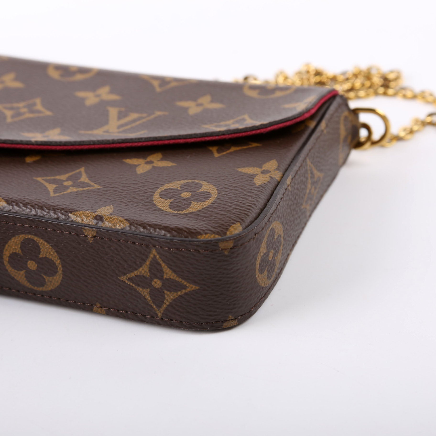Pochette Felicie Monogram Berry