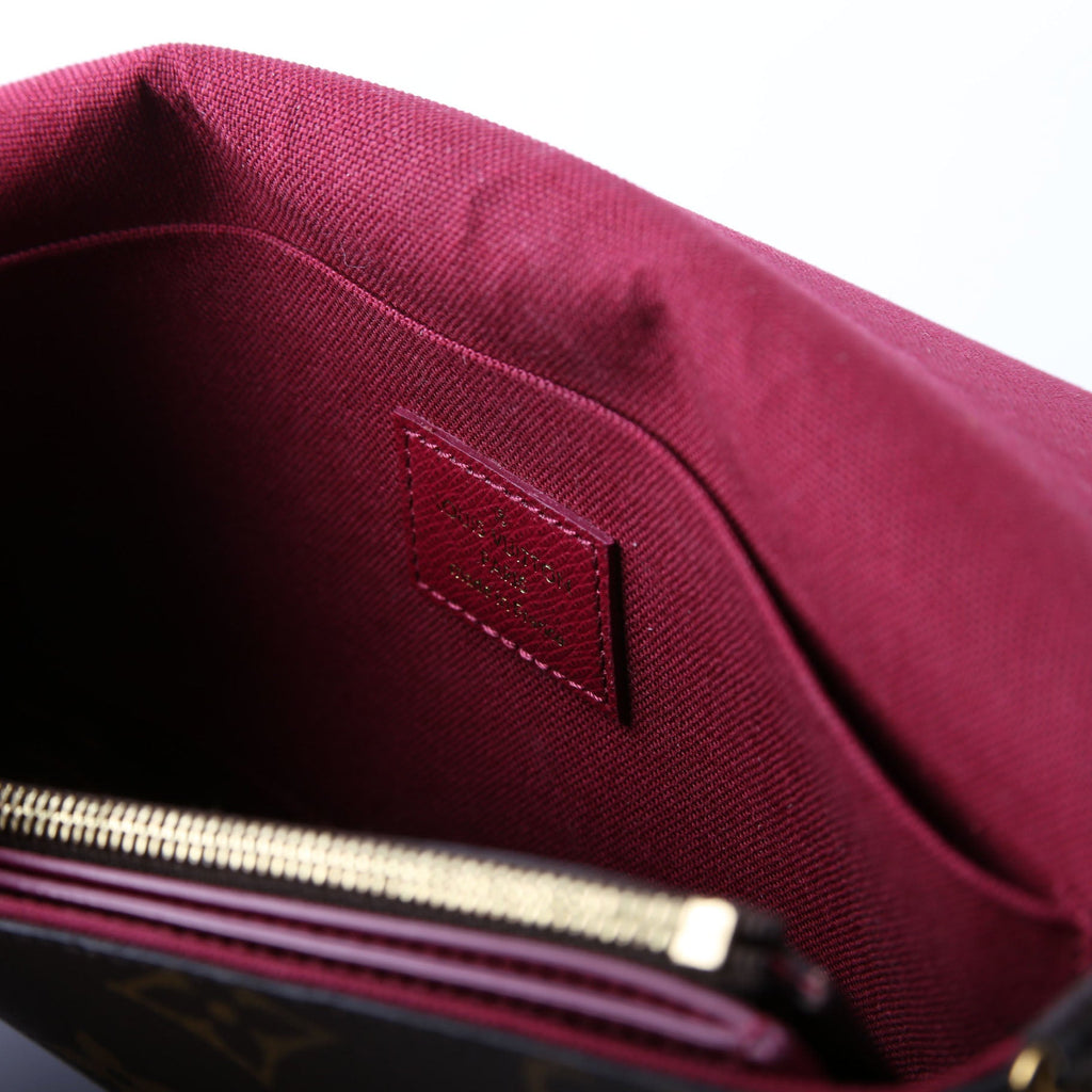 Pochette Felicie Monogram Berry