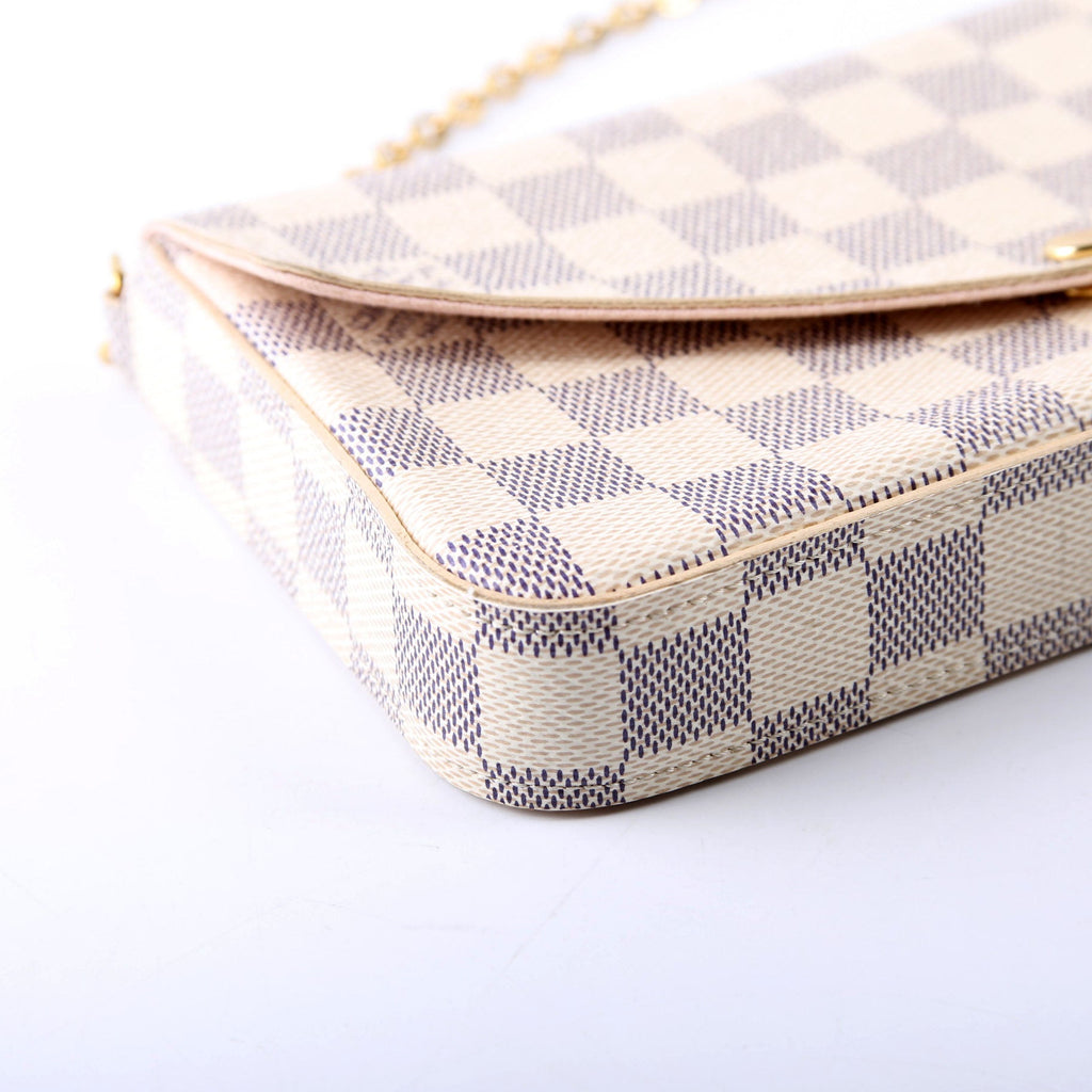 Pochette Felicie Damier Azur