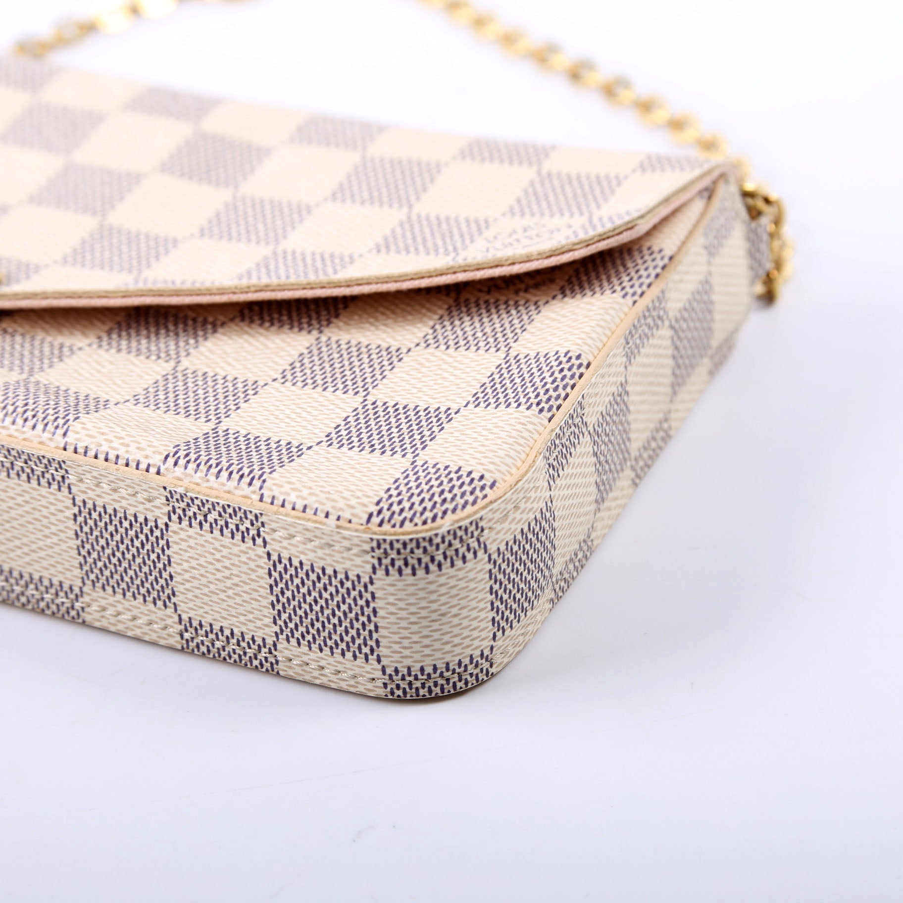 Pochette Felicie Damier Azur