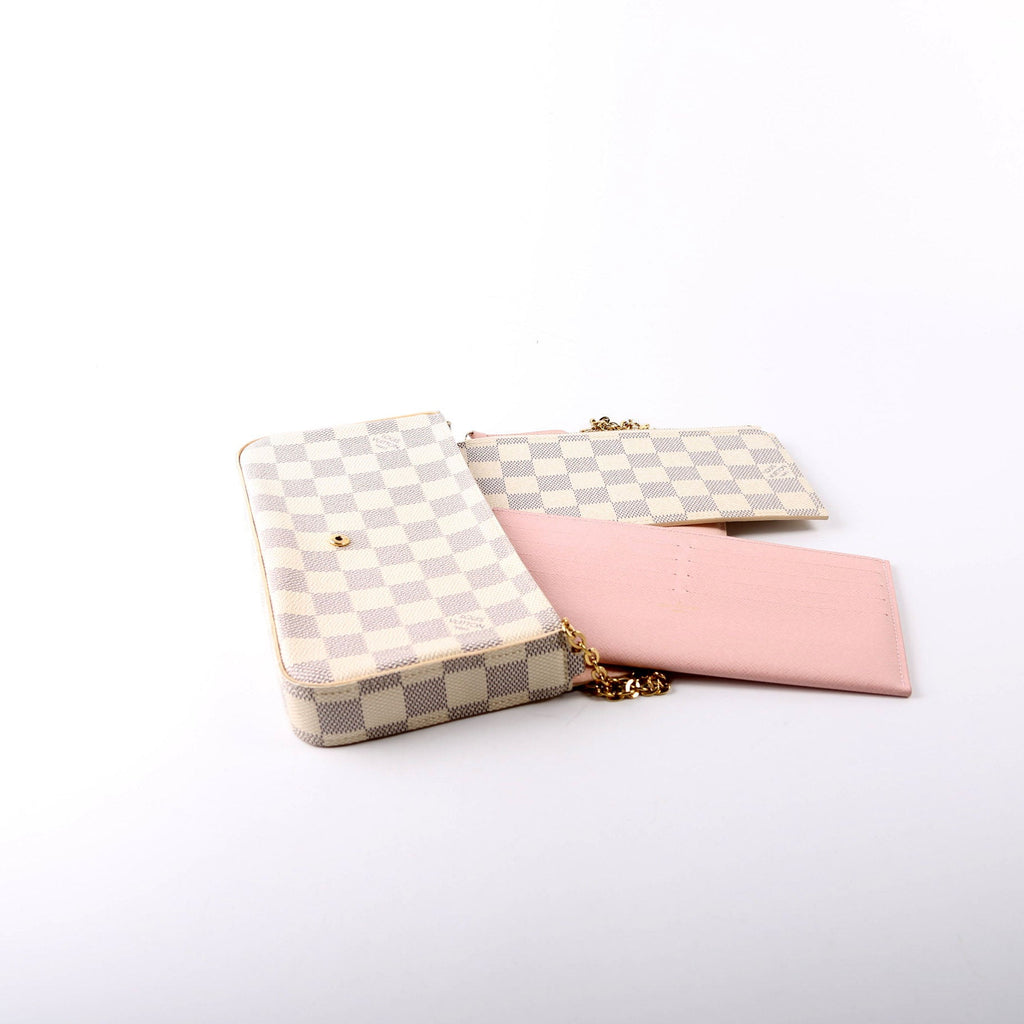 Pochette Felicie Damier Azur