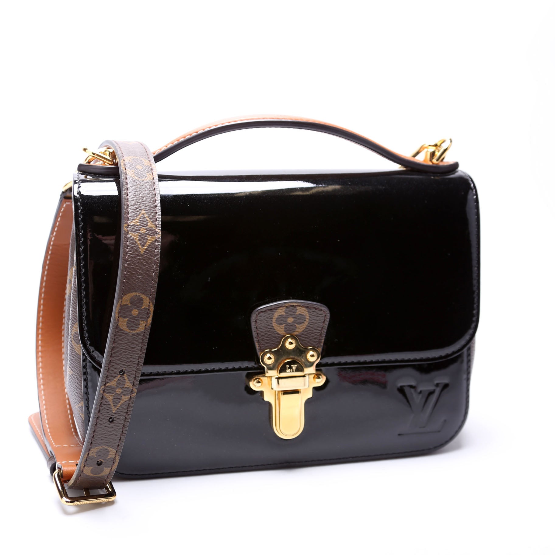 Cherrywood BB Patent/Monogram Black