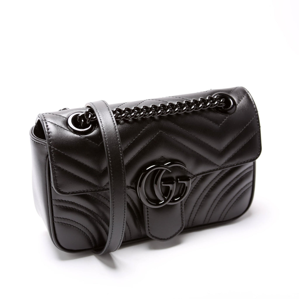 446744 Marmont Leather Shoulder Mini Flap