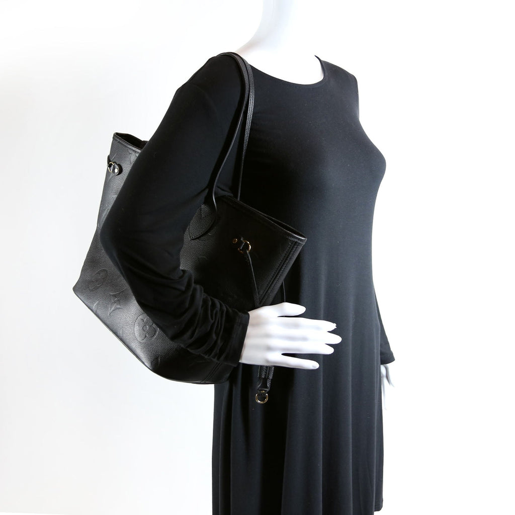 Neverfull with Wallet MM Empreinte Black