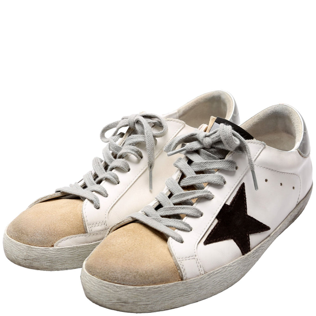 Superstar Classic Sneakers Size 41 White/Tan