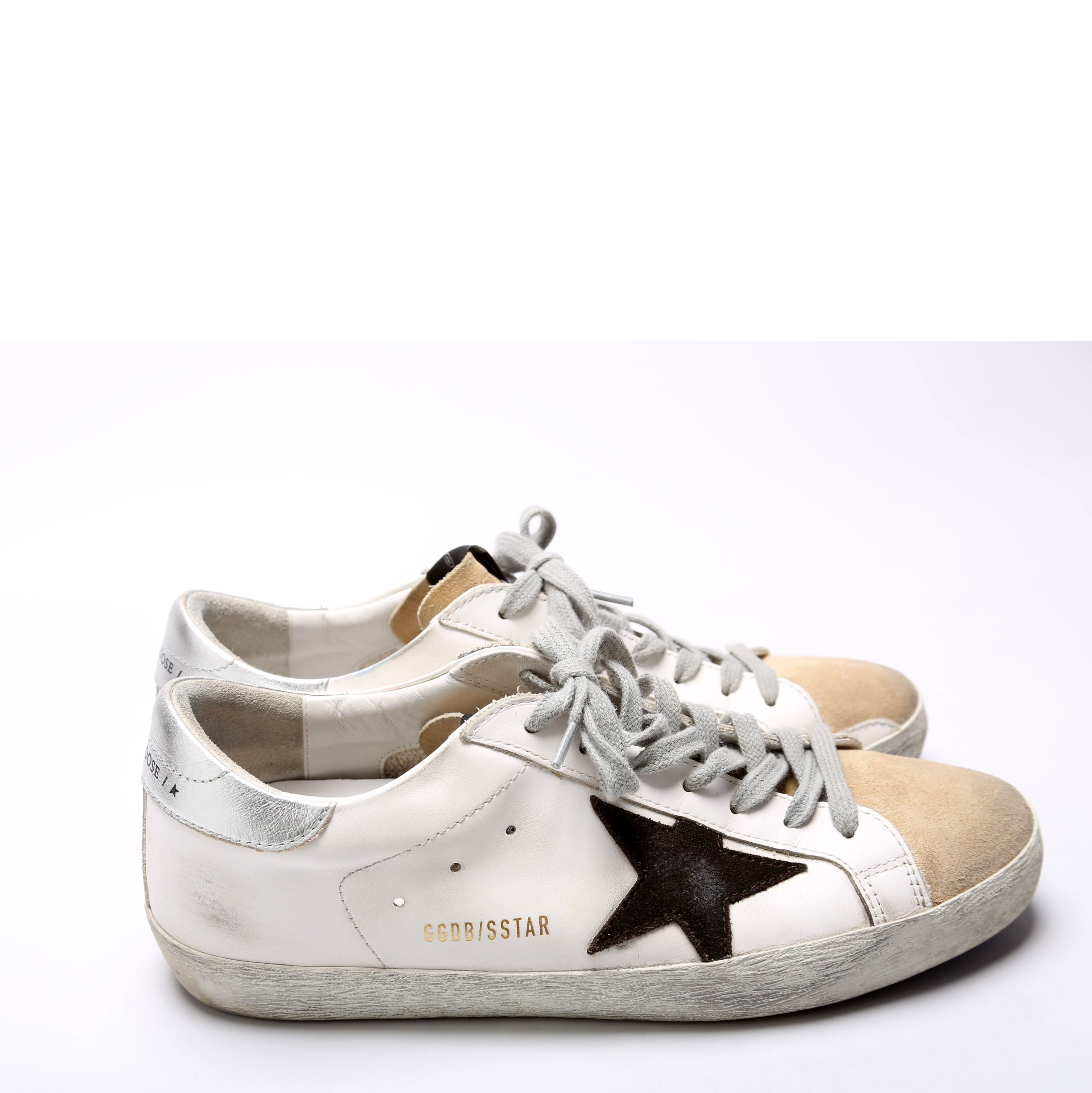 Superstar Classic Sneakers Size 41 White/Tan