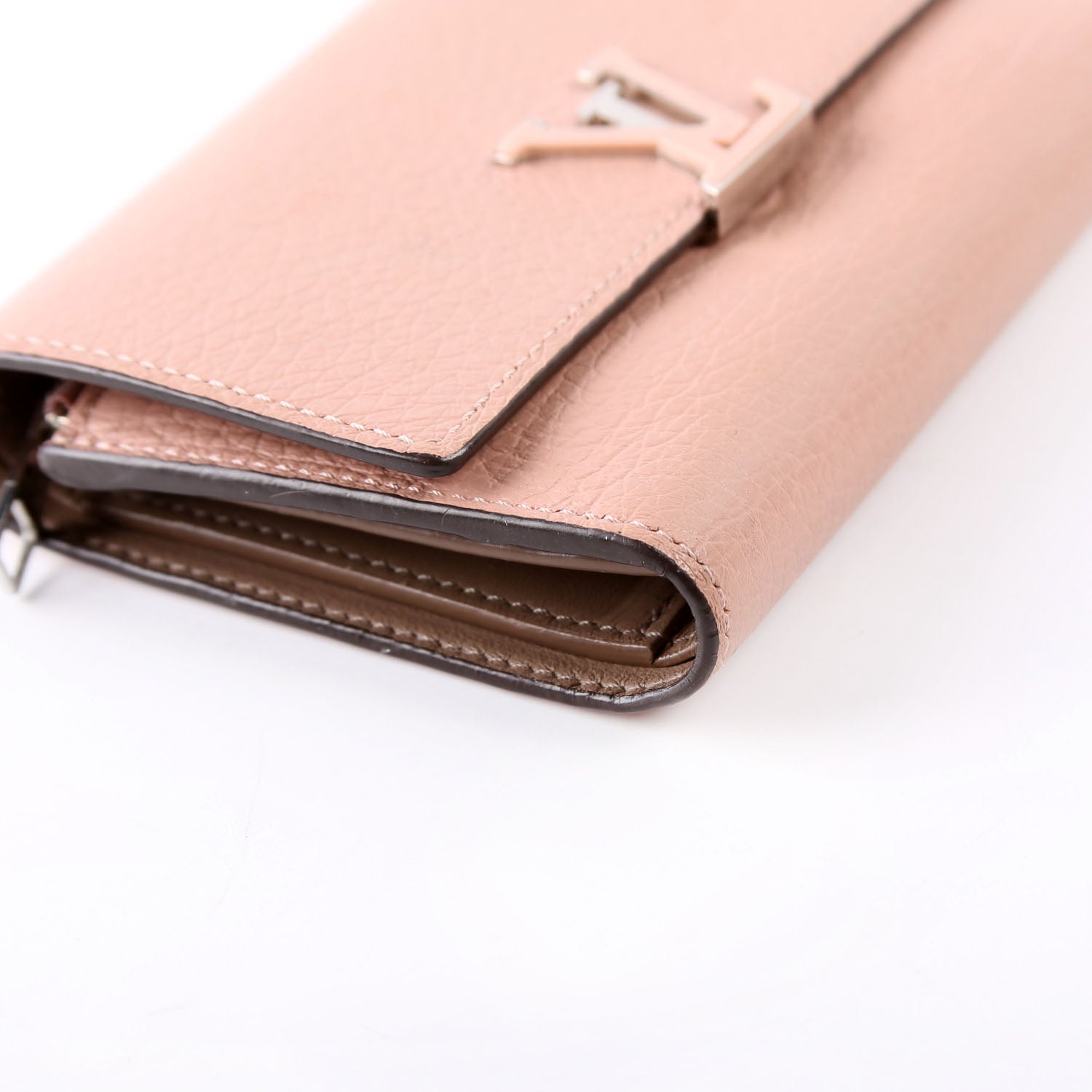 Capucines Wallet Compact Nude