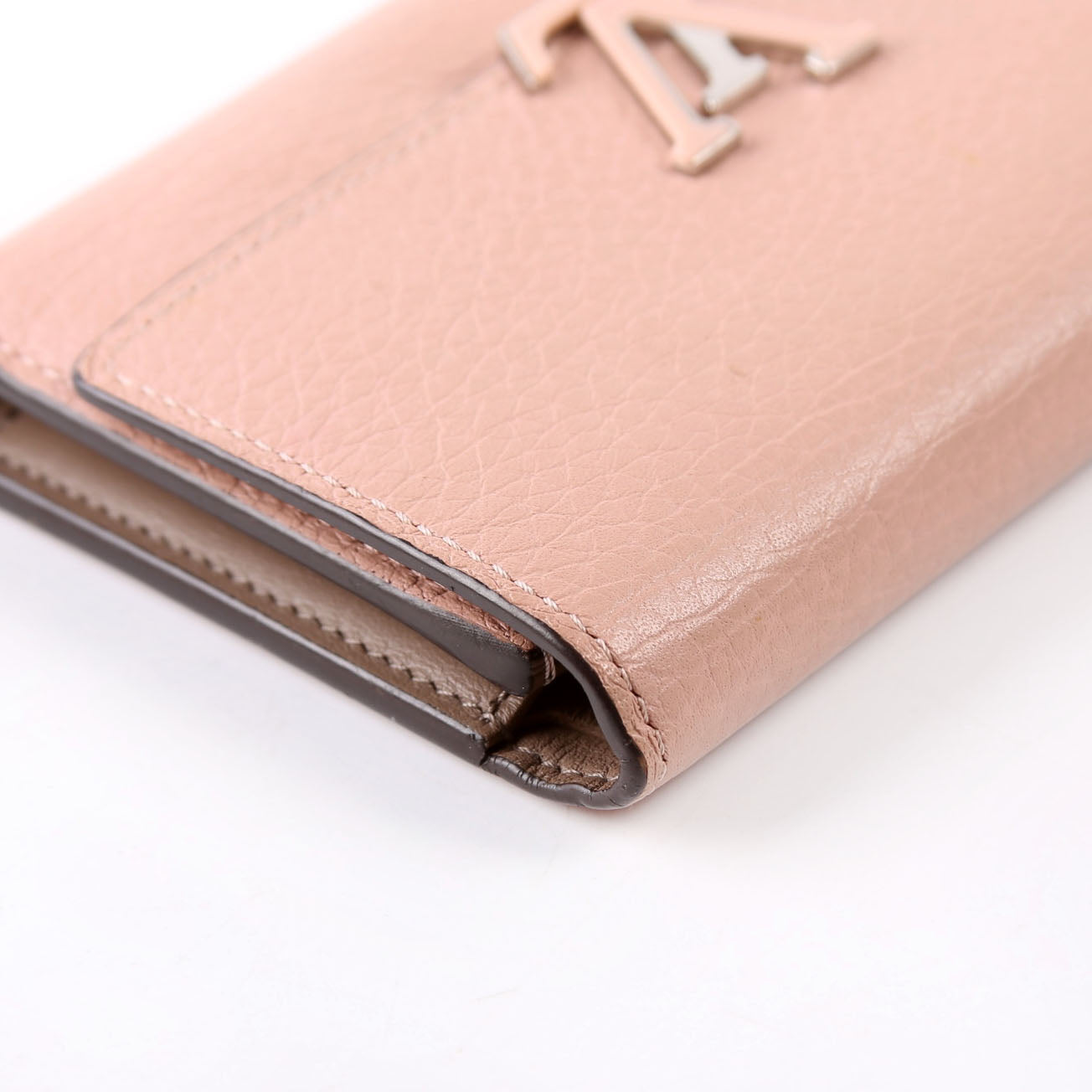 Capucines Wallet Compact Nude