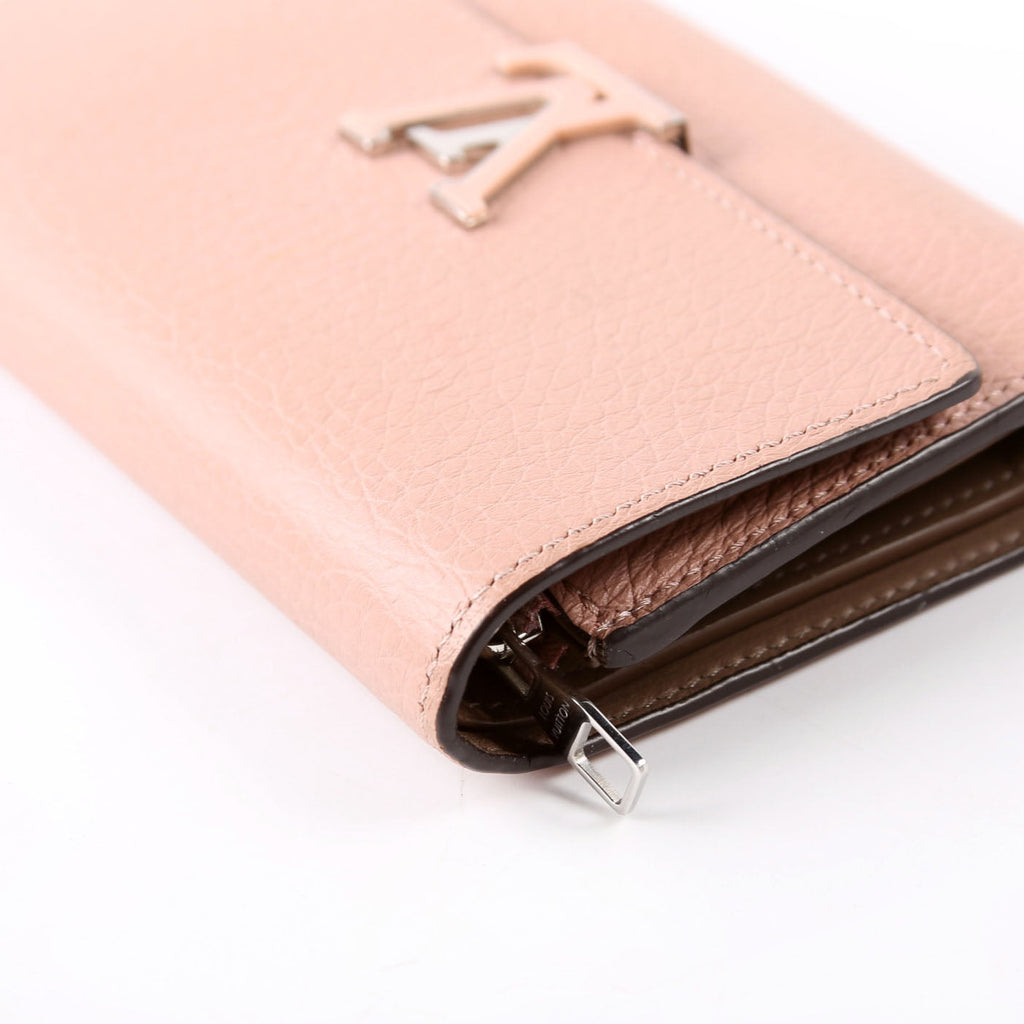 Capucines Wallet Compact Nude