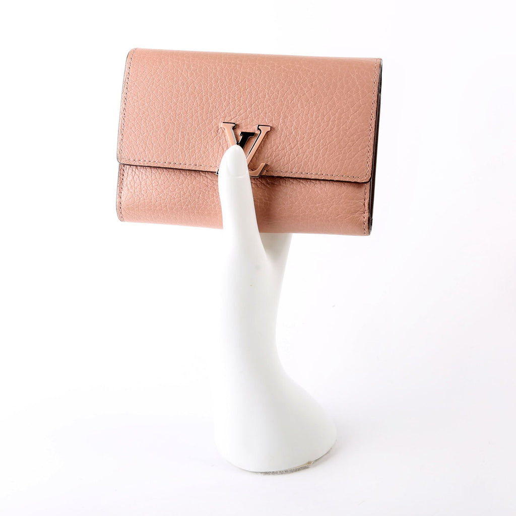 Capucines Wallet Compact Nude