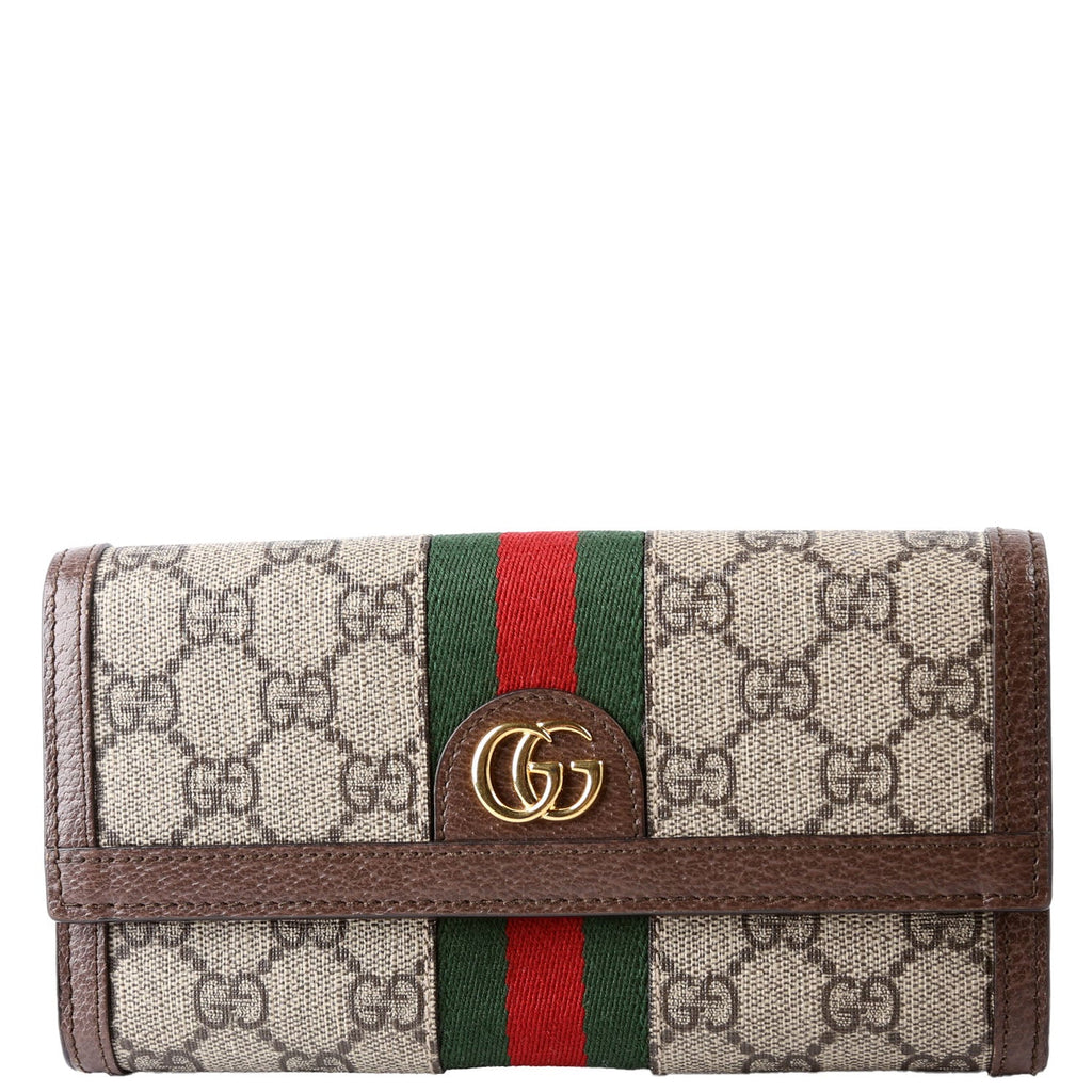 523153 Ophidia Flap Wallet Brown